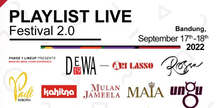 Cara Membeli Tiket Playlist Live Festival 2.0