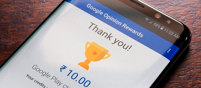 1. Google Opinion Rewards