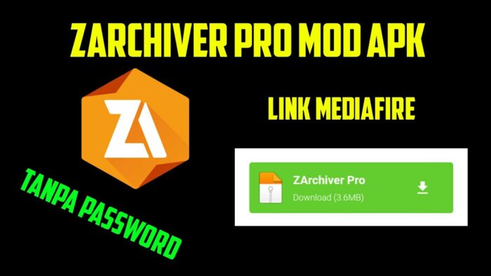 Cara Download Zarchiver Pro Mod