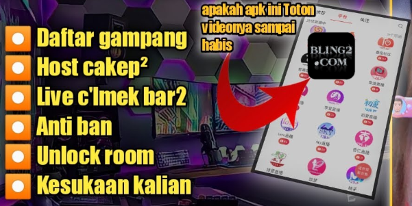 Bling2 Apk MOD Premium Unlock All Room VIP Terbaru 2022 No Sensor
