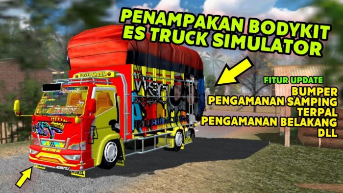 Fitur Di ES Truck Simulator ID Mod Apk