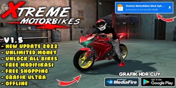 Fitur Menarik Pada Game Xtreme Motorbikes Mod Apk