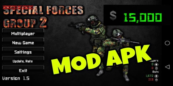 Fitur Pada Game Special Forces Group 2 Mod Apk