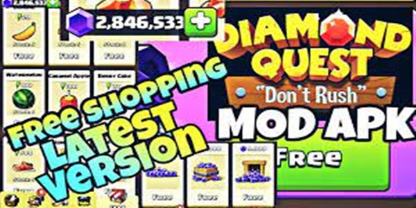 Fitur Pilihan Pada Game Diamond Quest Mod Apk