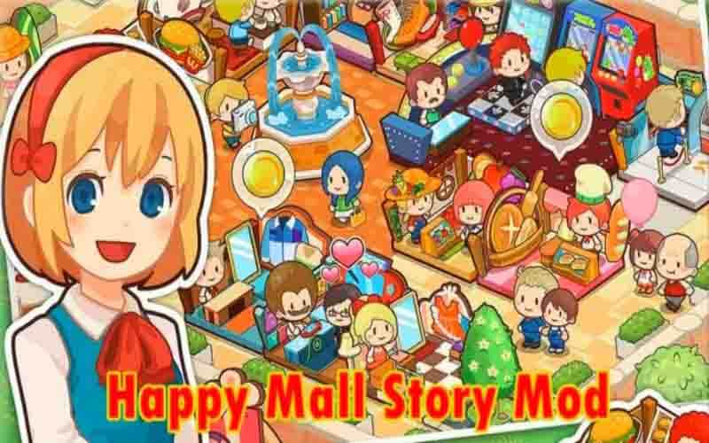 Download Happy Mall Story Mod Apk Unlimited Coins And Permata 