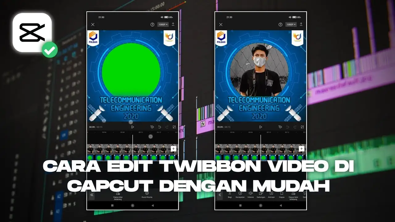 Cara Edit Twibbon Video di Aplikasi CapCut Lengkap
