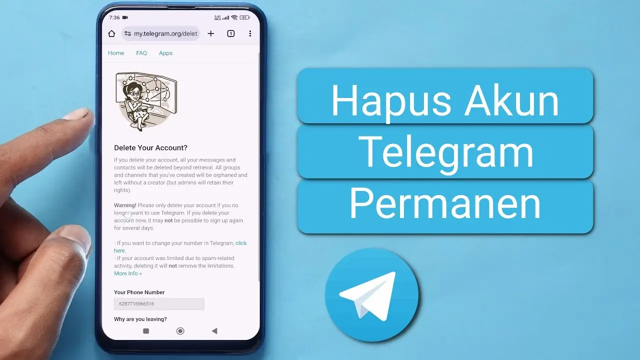 Cara Hapus Akun Telegram dan Fenomena Meninggalkan Dunia Chat yang Penuh Privasi