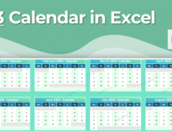 Download Kalender 2023 Excel: Panduan Lengkap untuk Perencanaan dan Produktivitas